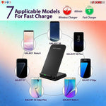5 Core Wireless Charger Charging Pad Fast Phone Charging Stand Dock